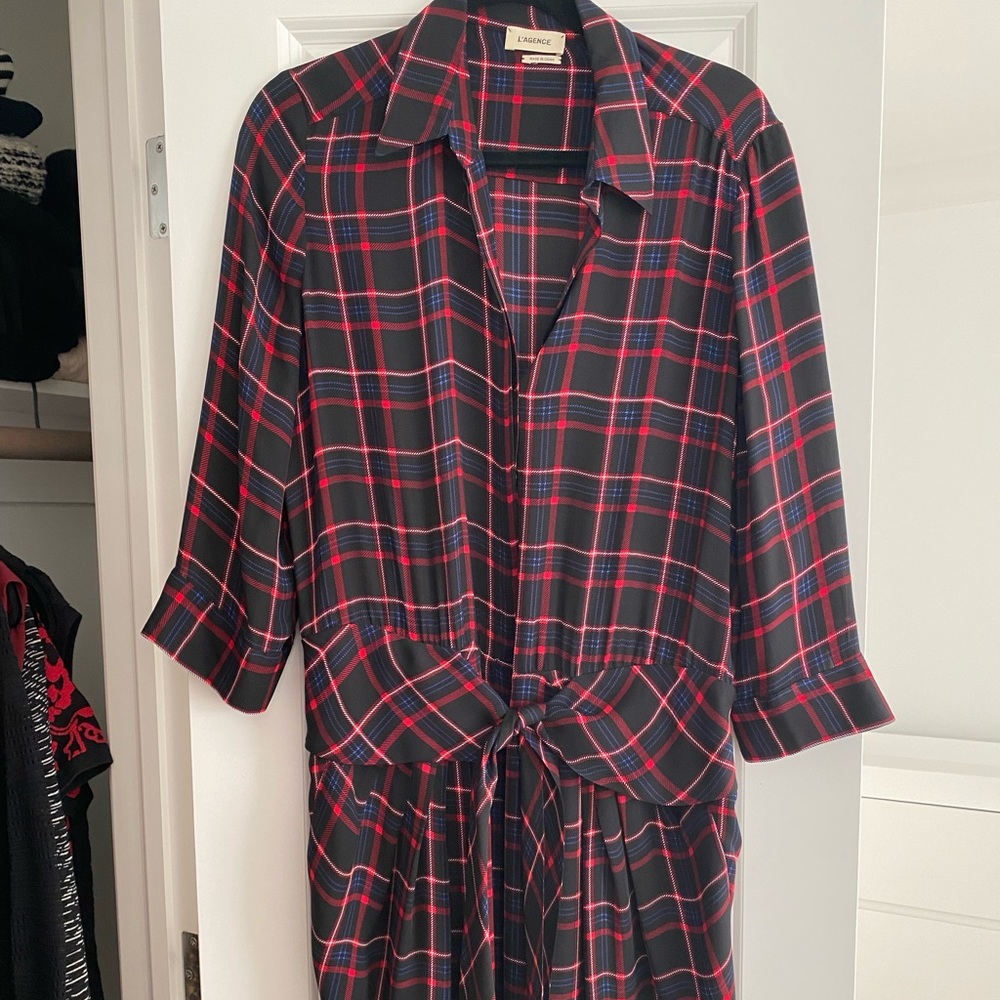L’agence Plaid Dress